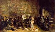 Gustave Courbet The Artist Studio France oil painting artist